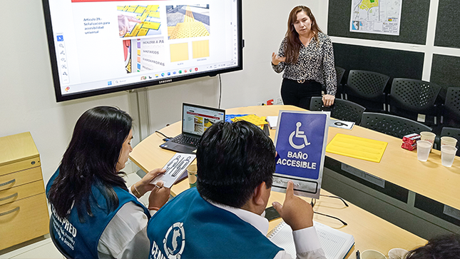 El Cenepred recibe capacitación sobre la Política Nacional de Accesibilidad Universal al 2040 (PNAU al 2040)
