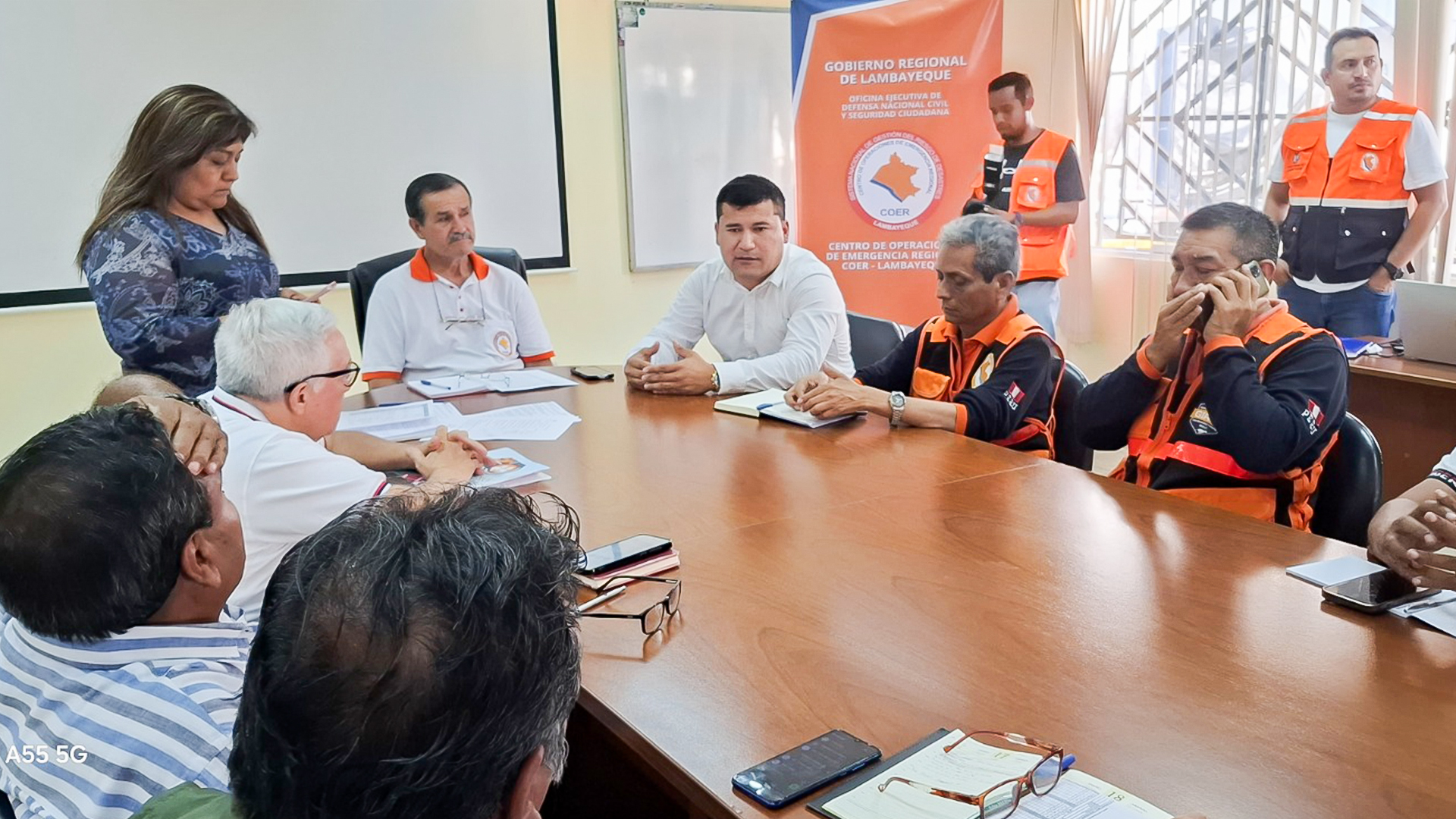 Coordinaciones con el COER