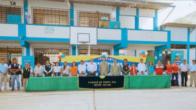 Foto Aperturan programas sociales en Canoas de Punta Sal
