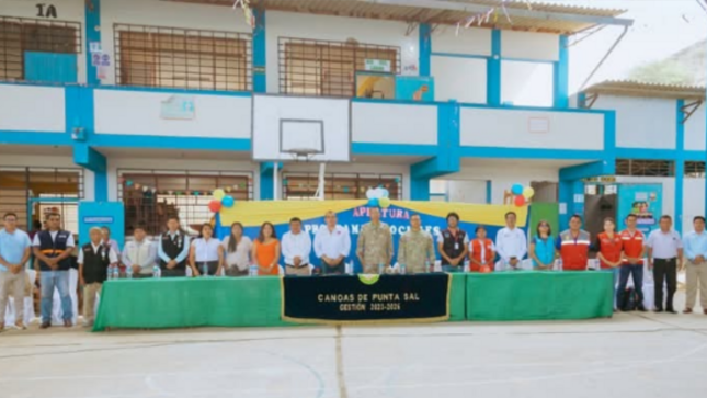 Foto Aperturan programas sociales en Canoas de Punta Sal 