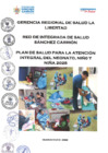 Vista preliminar de documento Plan de Salud para la Atención Integral del Neonato, Niño y Niña de la RIS Sánchez Carrión - 2025