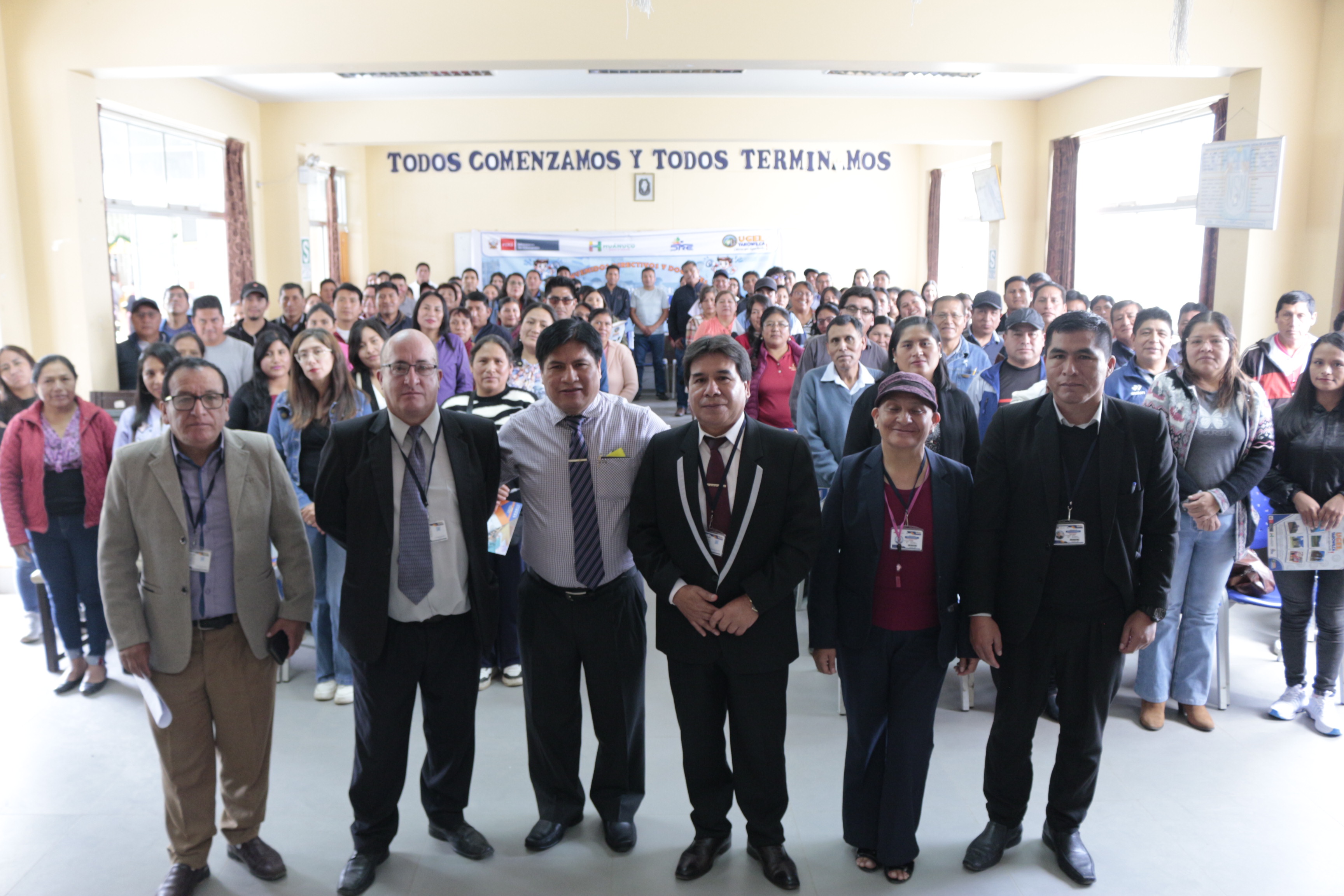 Taller con nuestros docentes de Yarowilca