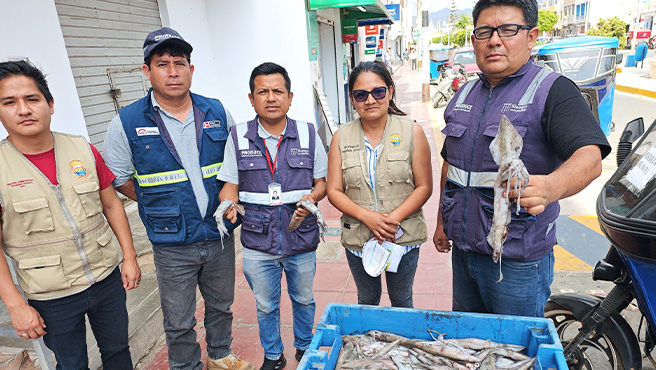 Municipalidad realizo la repartición de calamar a comedores de la ciudad