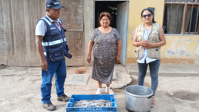 Municipalidad realizo la repartición de calamar a comedores de la ciudad