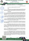 Vista preliminar de documento Aprobar el reglamento para el Proceso del presupuesto participativo por Resultados de la Municipalidad Distrital de Paucará para el año fiscal 2026.