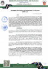 Vista preliminar de documento PROBAR y AUTORIZAR Transferencia Económica a favor de las Municipalidades de los Centros Poblados de la jurisdicción del Distrito de Paucará.