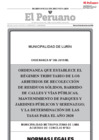 Vista preliminar de documento ORDENANZA MUNICIPAL N.° 386-2019-ML