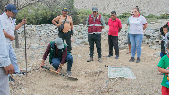 Municipalidad de Huarmey fortalece capacidades productivas en análisis de suelo y fertilización en el distrito de culebras
