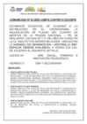 Vista preliminar de documento COMUNICADO N° 03-2025 - ADJUDICACIÓN DOCENTE DE LA P.N.