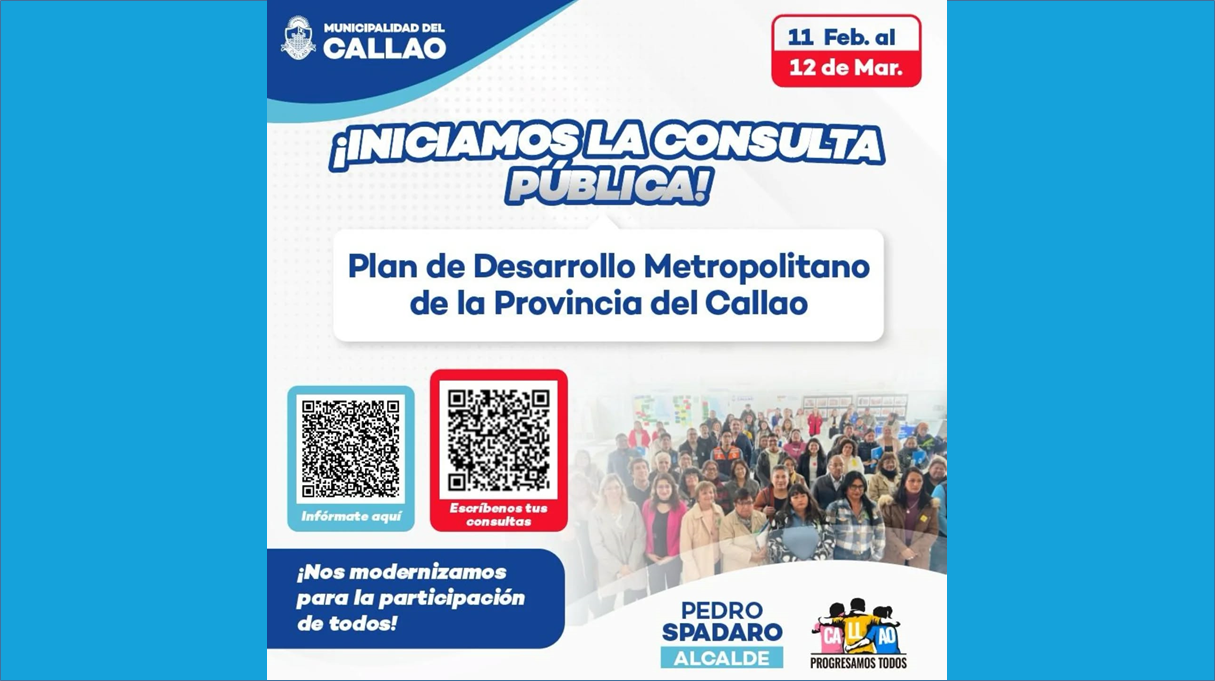 Plan de Desarrollo Metropolitano de la Provincia Constitucional del Callao