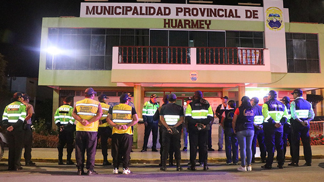 Autoridades realizaron operativo multisectorial de seguridad ciudadana en Huarmey