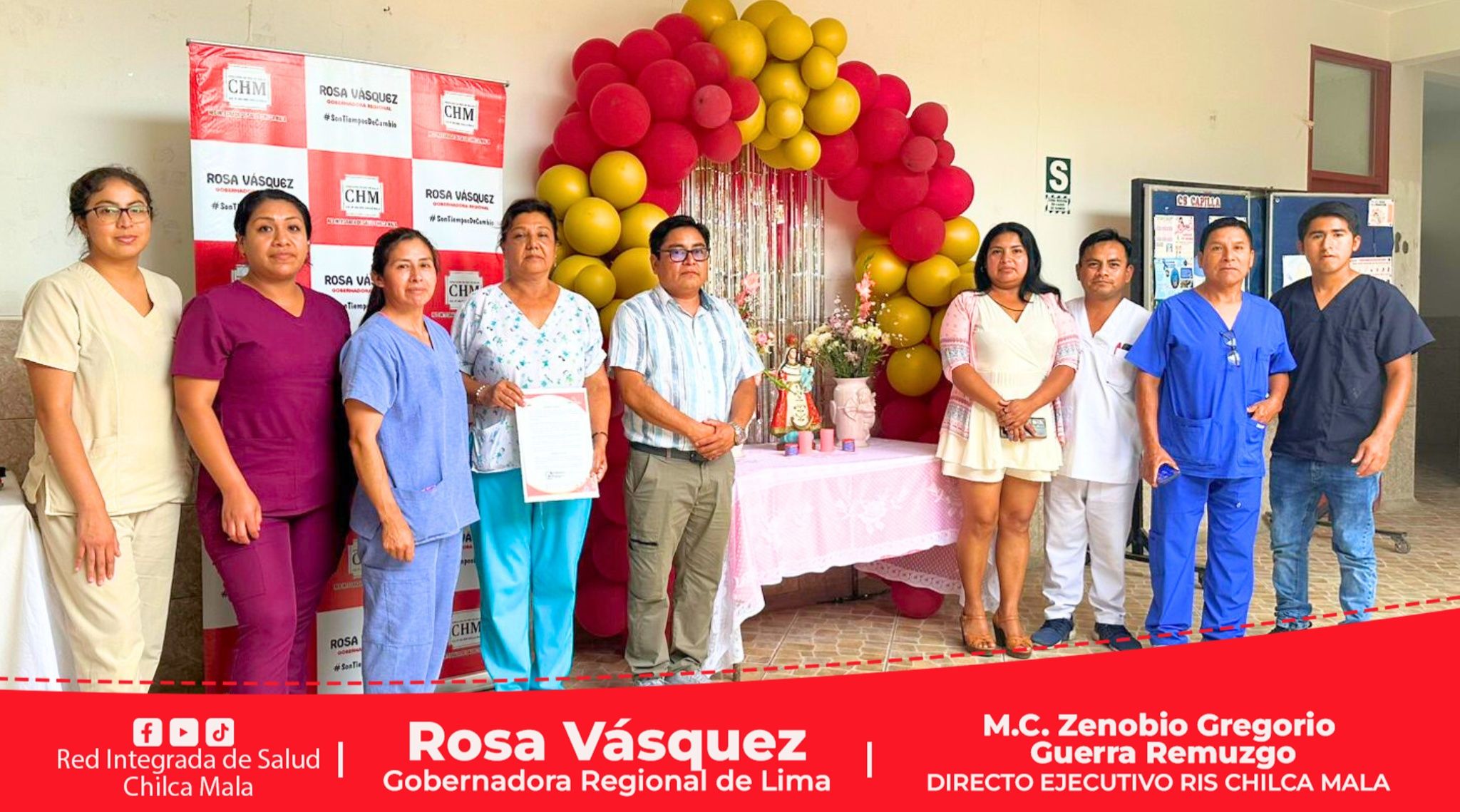 RIS Chilca Mala: Centro de Salud de Capilla de Asia conmemora su 43⁰ Aniversario de fundación y atención al público.