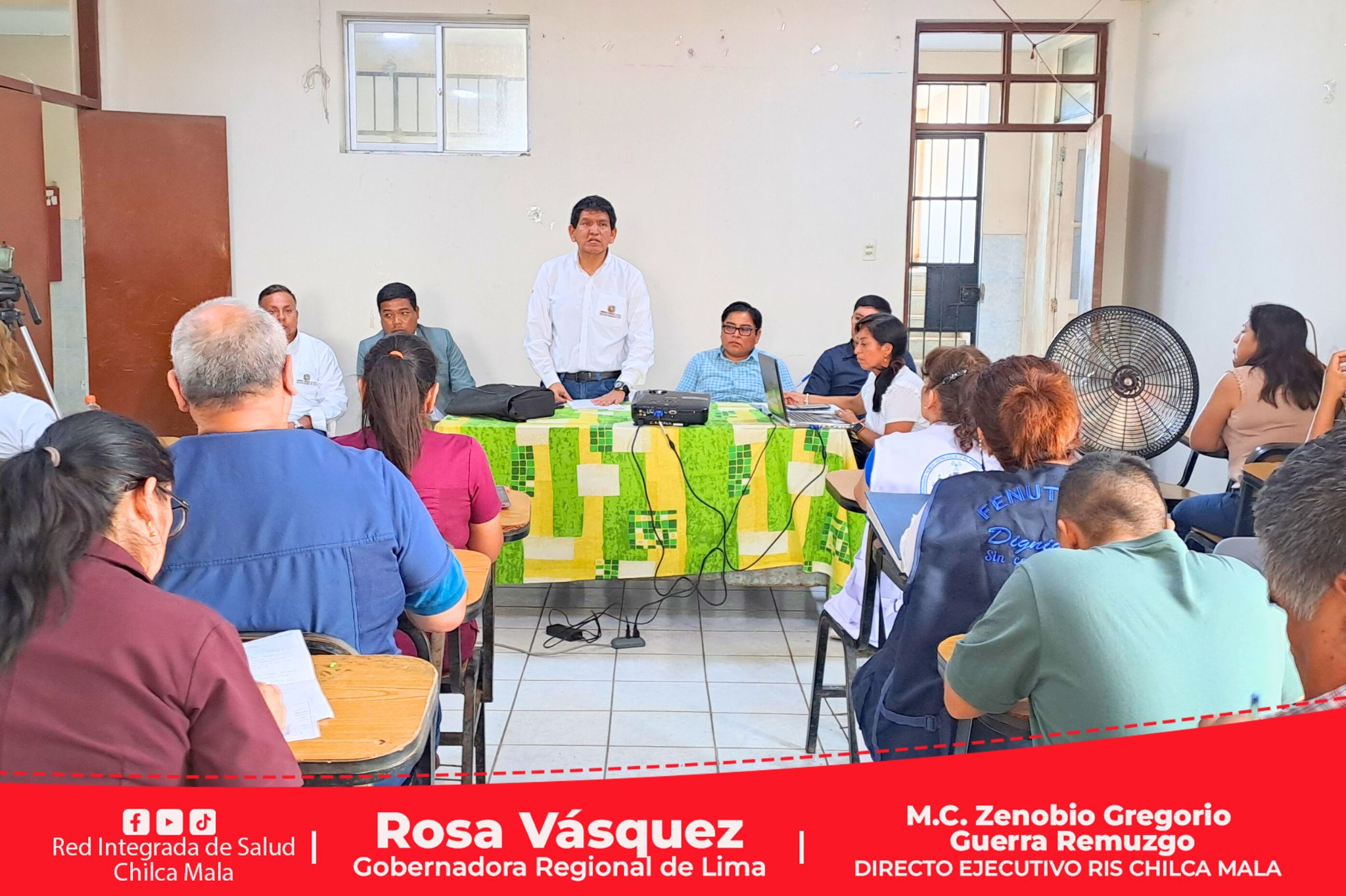 Director General de Diresa Lima realiza visita inopinada al Centro de Salud de Mala
