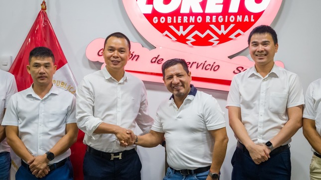 "El Gobernador Dr. René Chávez garantiza internet 4G para 13 pueblos de Loreto junto a Bitel"