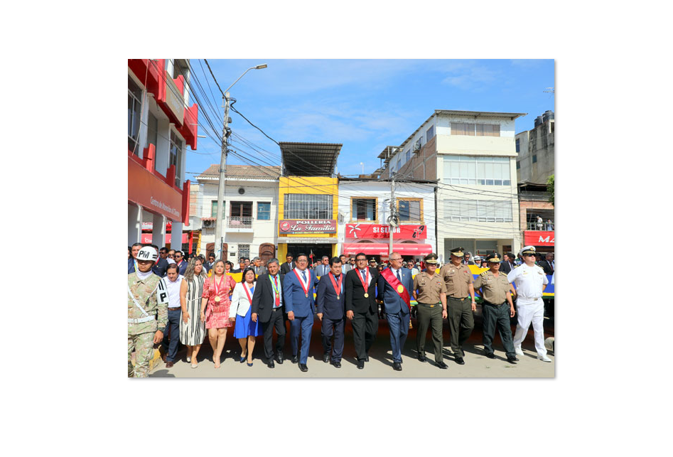 Presidente de la CSJ Tumbes participa de Actos Protocolares por Aniversario de Declaración del Grito de la Independencia de Tumbes