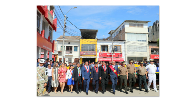 Presidente de la CSJ Tumbes participa de Actos Protocolares por Aniversario de Declaración del Grito de la Independencia de Tumbes