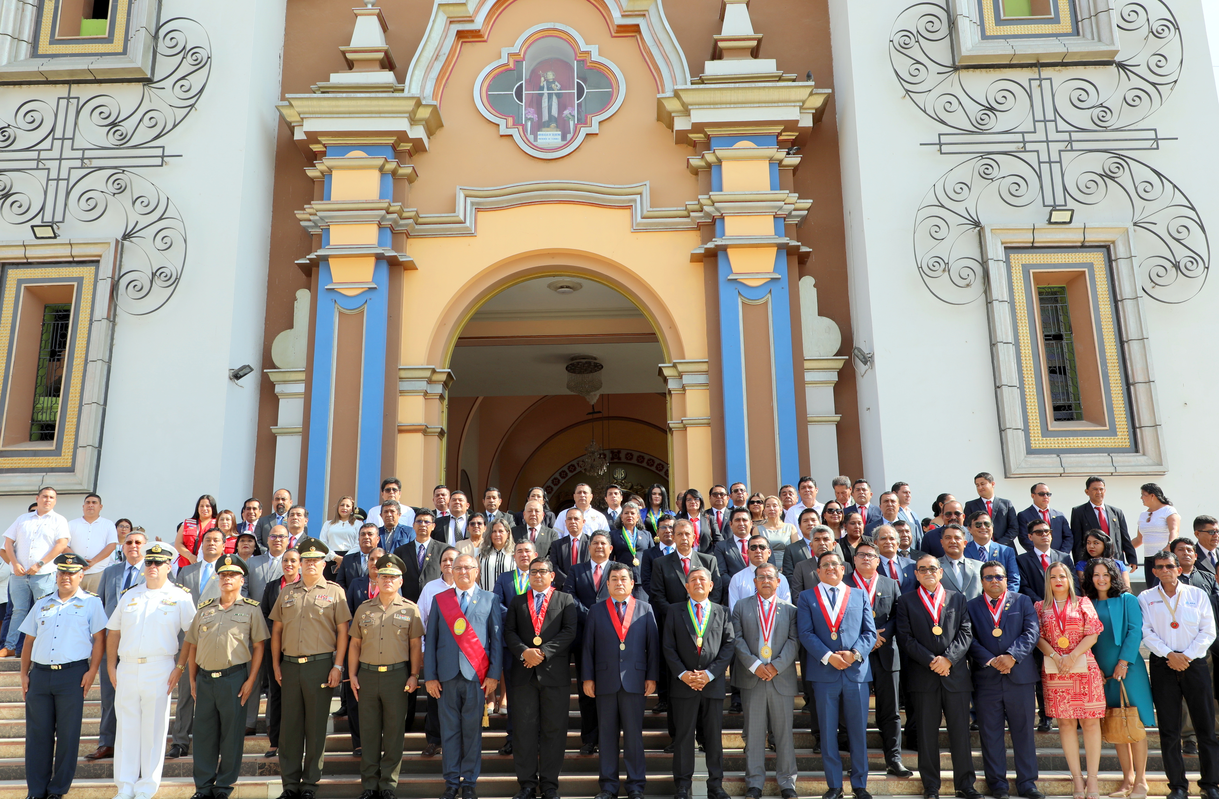Presidente de la CSJ Tumbes participa de Actos Protocolares por Aniversario de Declaración del Grito de la Independencia de Tumbes