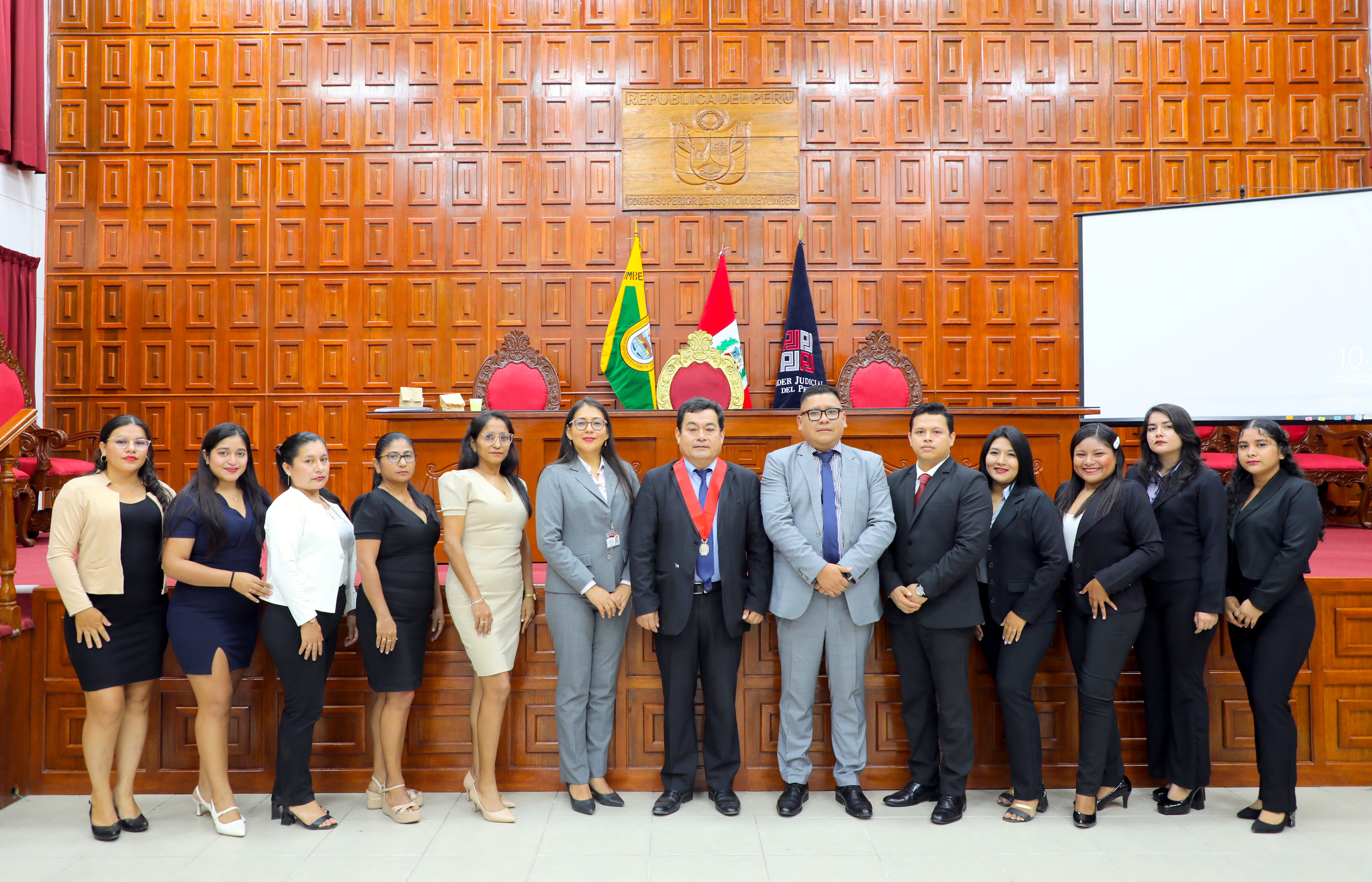 Se Incorporan Jóvenes del Programa Secigra Derecho 2025 a la Corte Superior de Justicia de Tumbes