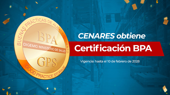 Cenares enorgullece de contribuir a la salud y el bienestar de la población