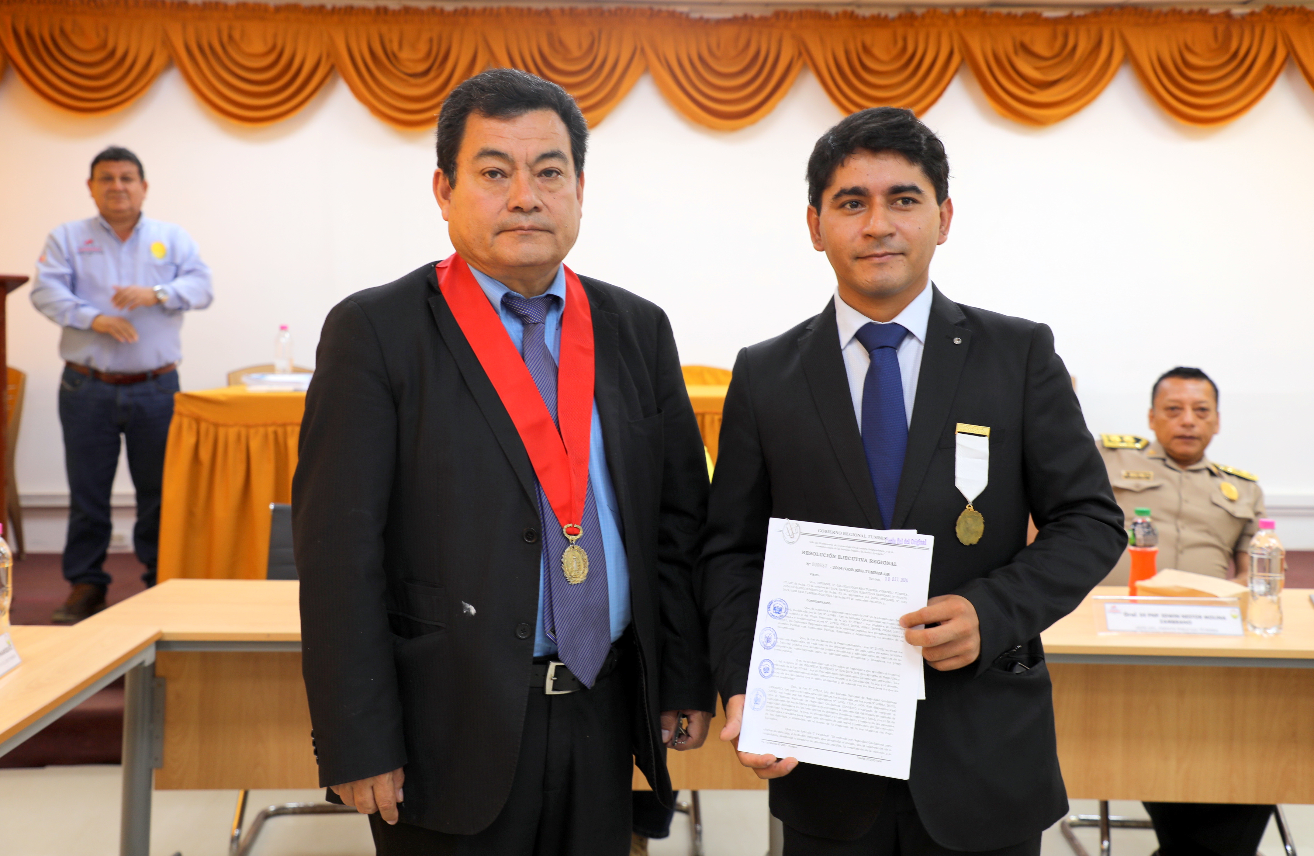 Magistrado y Servidores Judiciales son reconocidos por Gobierno Regional de Tumbes