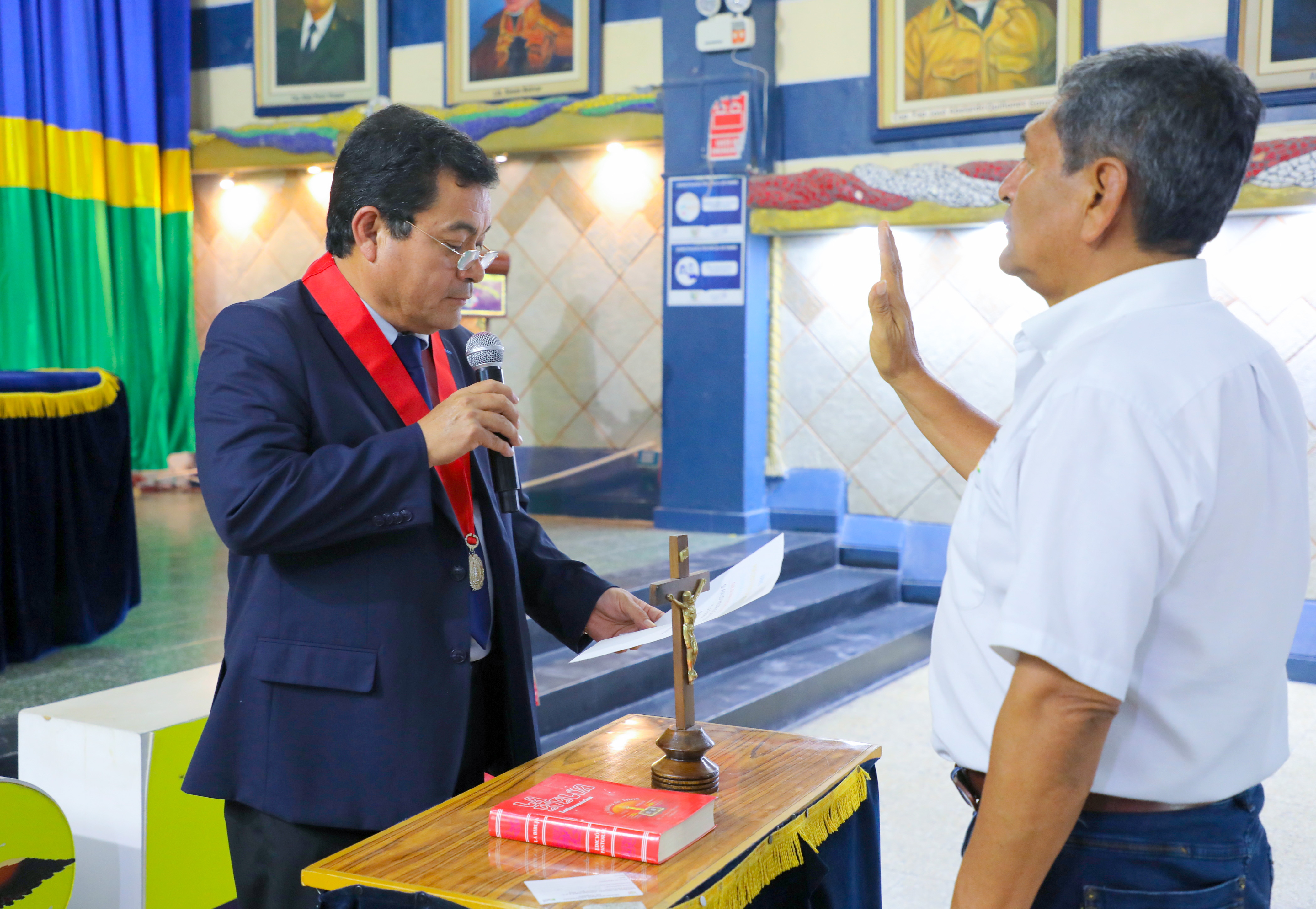 Presidente de la CSJ de Tumbes Juramentó a Presidente de la Instancia de Concertación Provincial contra la Viol. hacia la Muj. e Integrantes