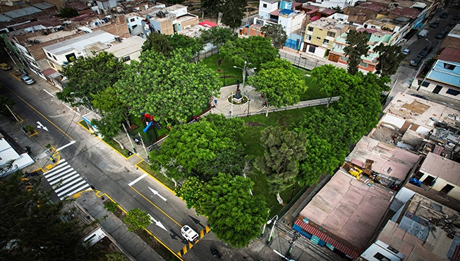 Nuevo parque suma más áreas verdes para el distrito