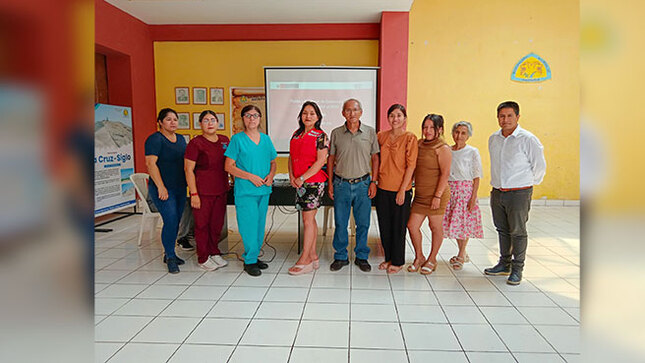 Equipo técnico de la MDN junto a la coordinadora de Enlace Territorial del MIDIS