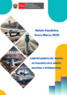 Vista preliminar de documento Boletín Estadístico de enero a marzo 2025 a nivel nacional e internacional.