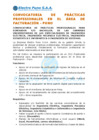 Vista preliminar de documento CONVOCATORIA DE PRÁCTICAS PROFESIONALES EN EL ÁREA DE FACTURACIÓN - PUNO