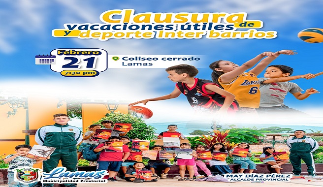 clausura vacaciones útiles y interbarrios 2025