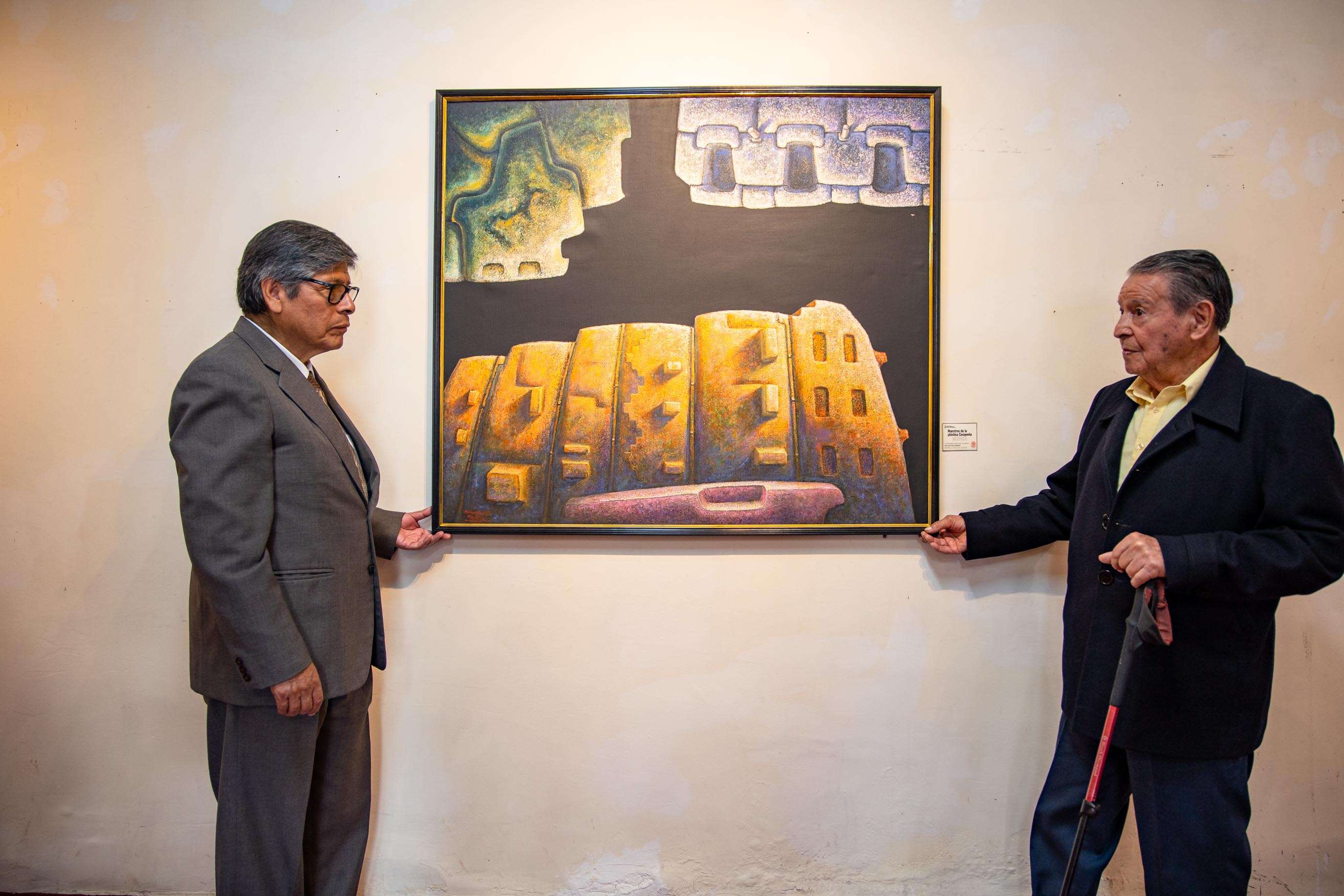Obra “Roca del Tiempo”, donación del maestro Medina