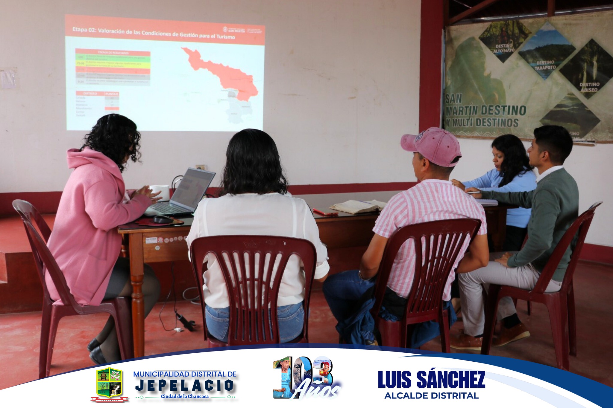 Reunión con la Dirección Regional de Comercio Exterior y Turismo de San Martín (DIRCETUR).