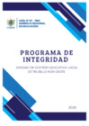 Vista preliminar de documento Programa de Integridad 2025 UGEL03TNO