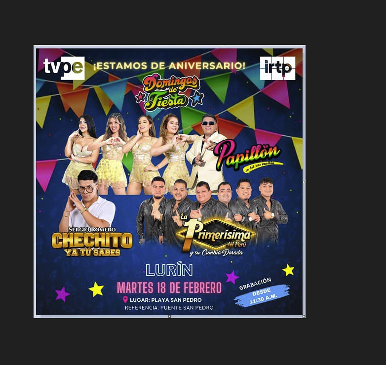 Archivo de JPG sobre una publicaciรณn del รกrea de imagen