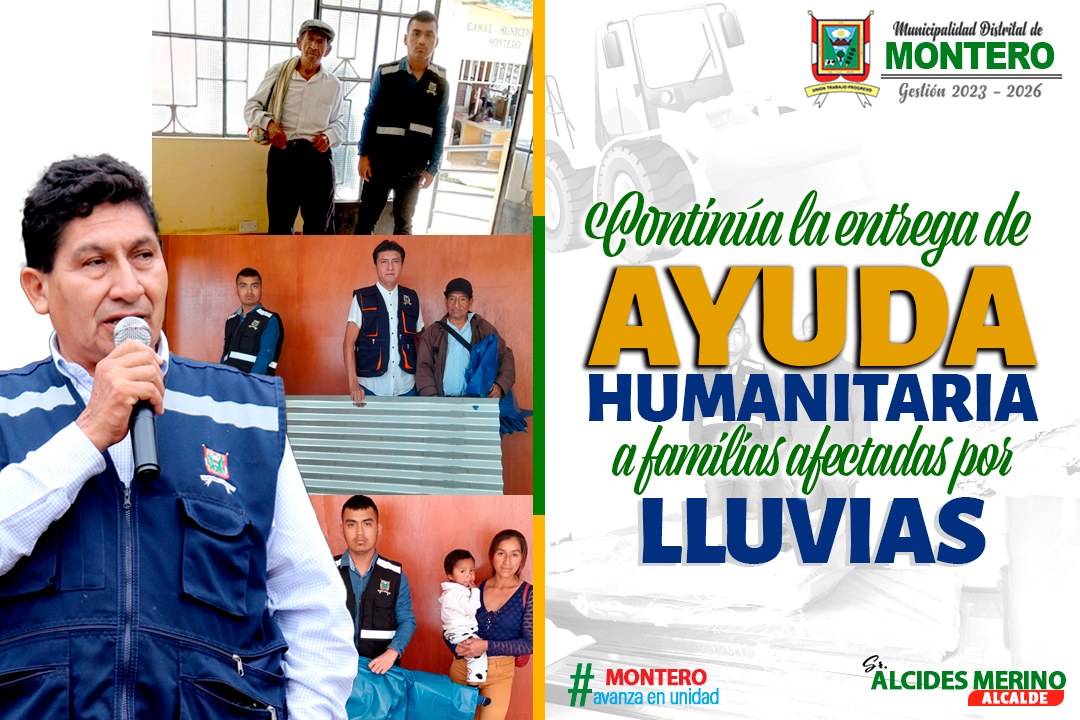 MDM Continúa la Entrega de Bienes de Ayuda Humanitaria a Familias Afectadas por Lluvias