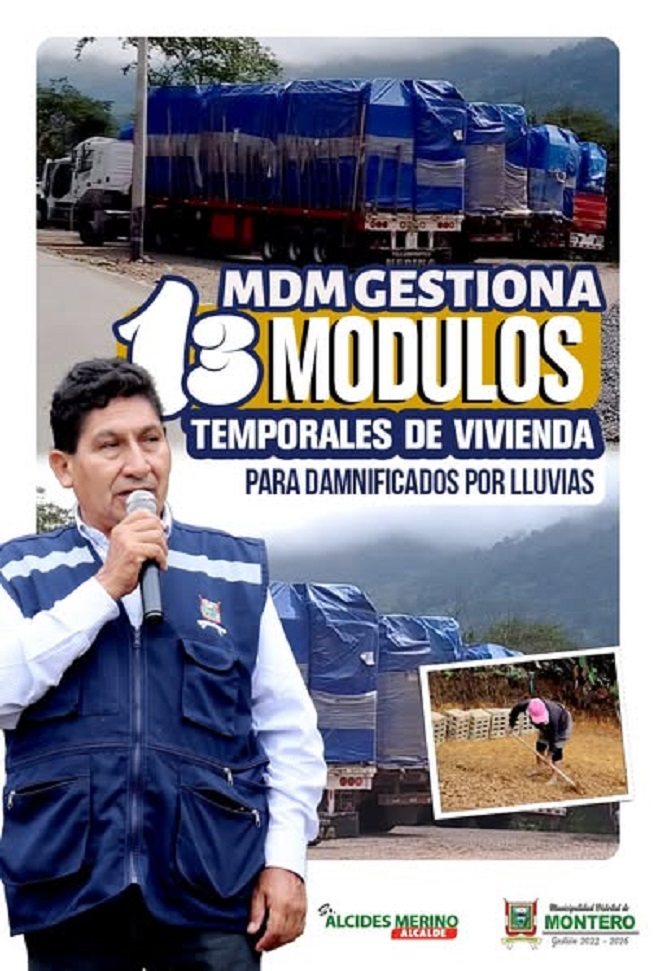 MDM Gestiona 13 Módulos Temporales de Vivienda Para Damnificados por Lluvias