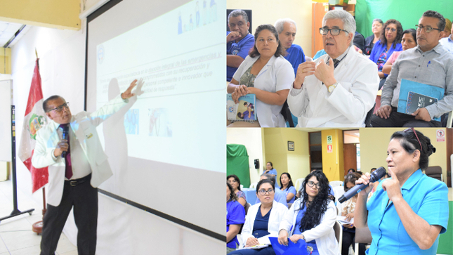 Director del INSN expuso Gestión por Procesos a personal del Hospital de Emergencias Pediátricas 
