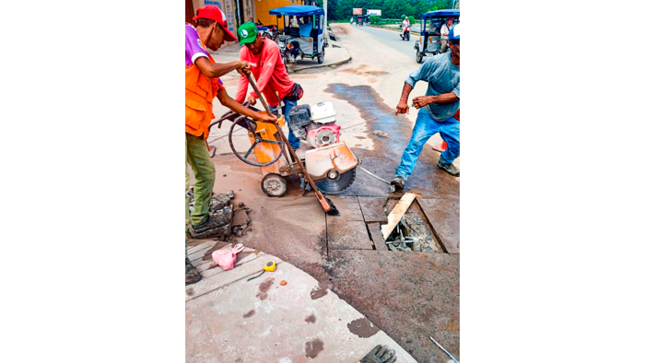 Plan de descolmatación y limpieza de cunetas y drenajes pluviales en la ciudad de Tarapoto. 