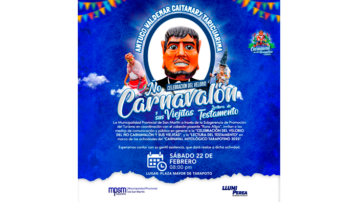 Celebraci贸n del Velorio del 脩o Carnaval贸n y sus viejitas - Lectura del Testamento.