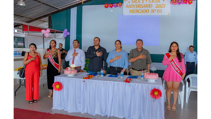 Mercado N° 03 celebra sus 15 años de creación.