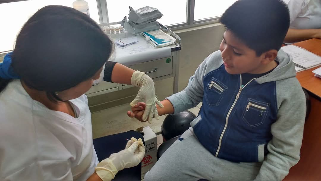 Dosaje de plomo a niños menores de 12 años de edad