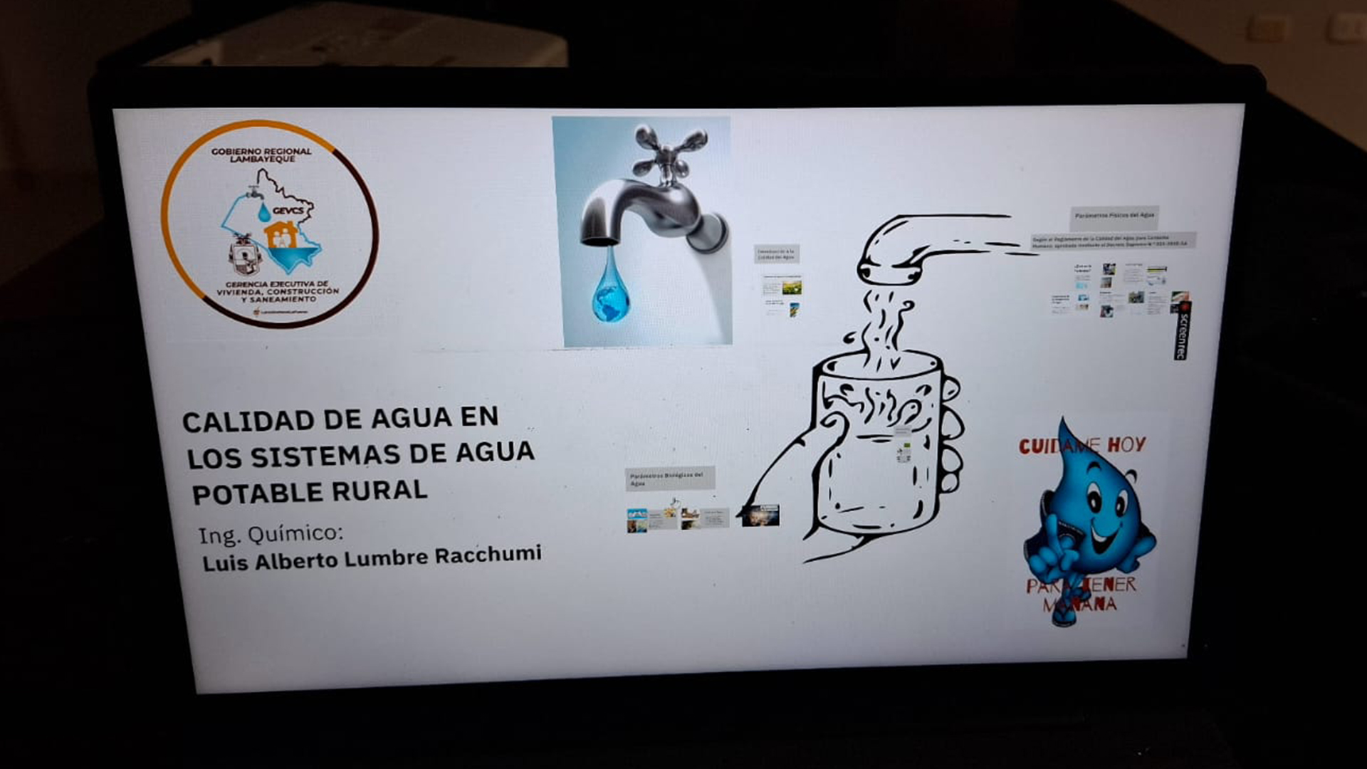 Pantalla de proyectar