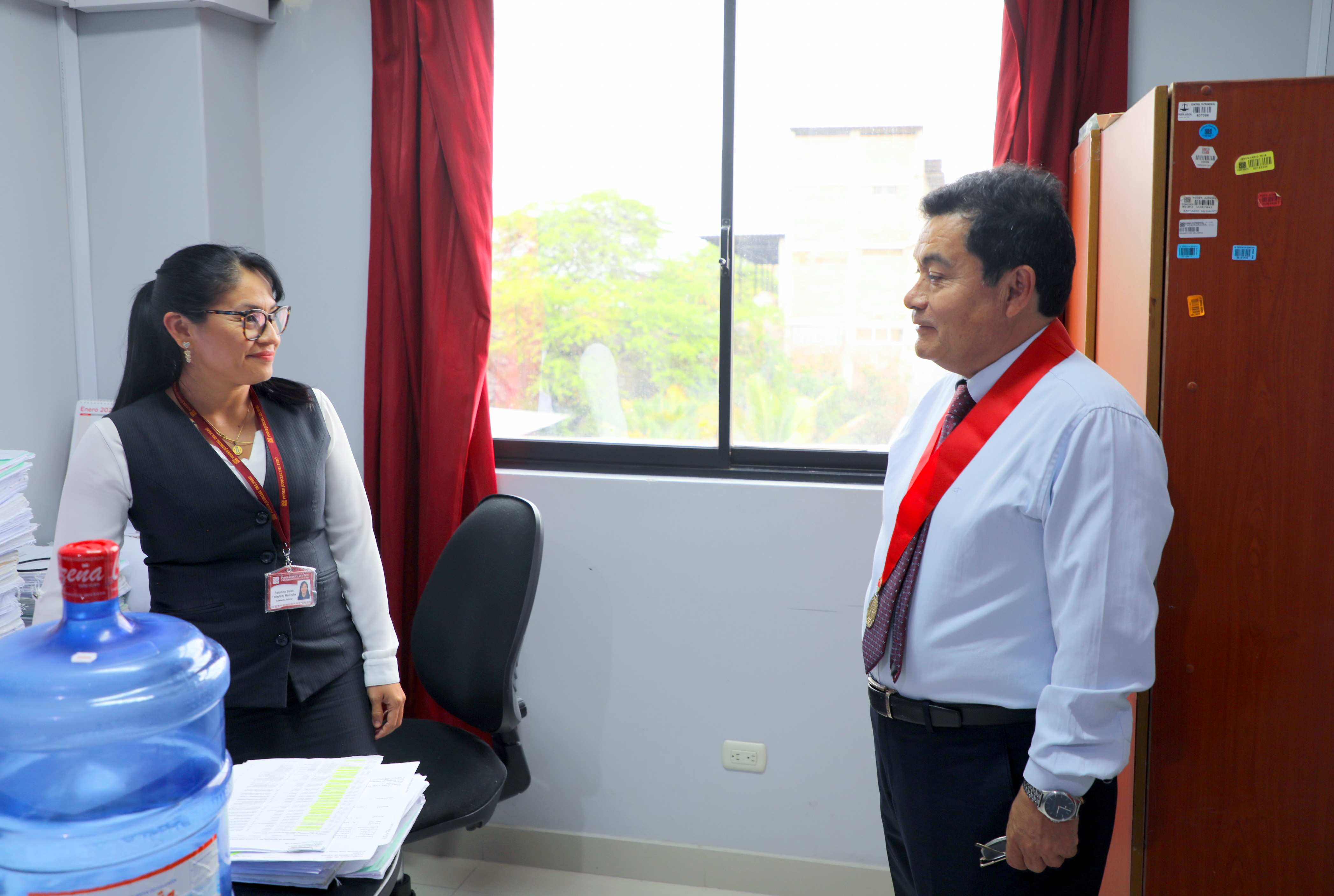 Presidente de la Corte Superior de Justicia de Tumbes visita Sede de Zarumilla