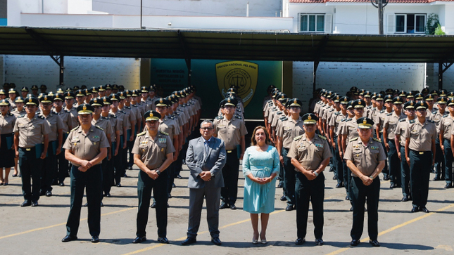 Presidenta Boluarte: Nunca más policías encarcelados por defender a la sociedad de los criminales