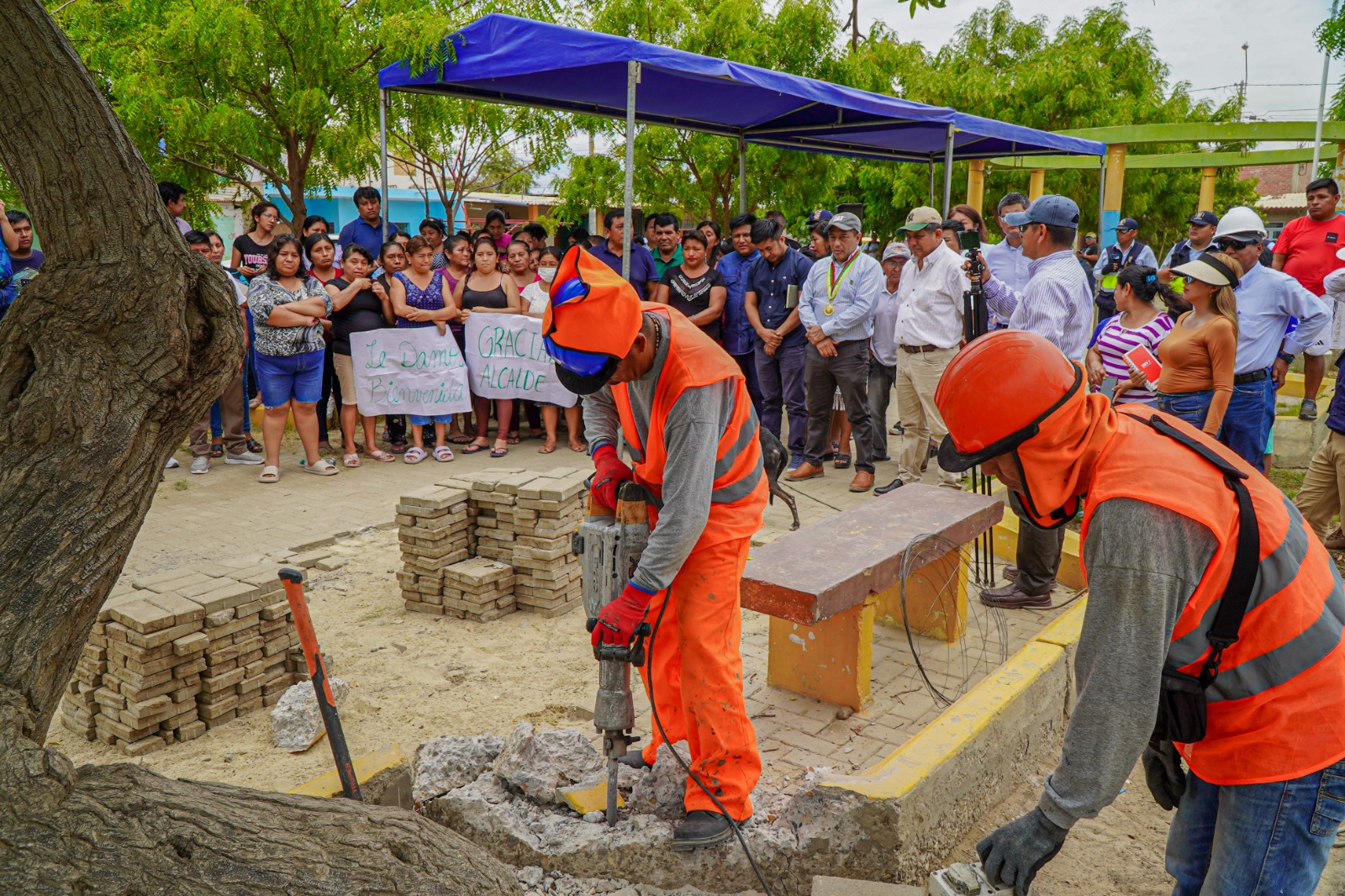 Inician trabajos en el parque Los Tallanes