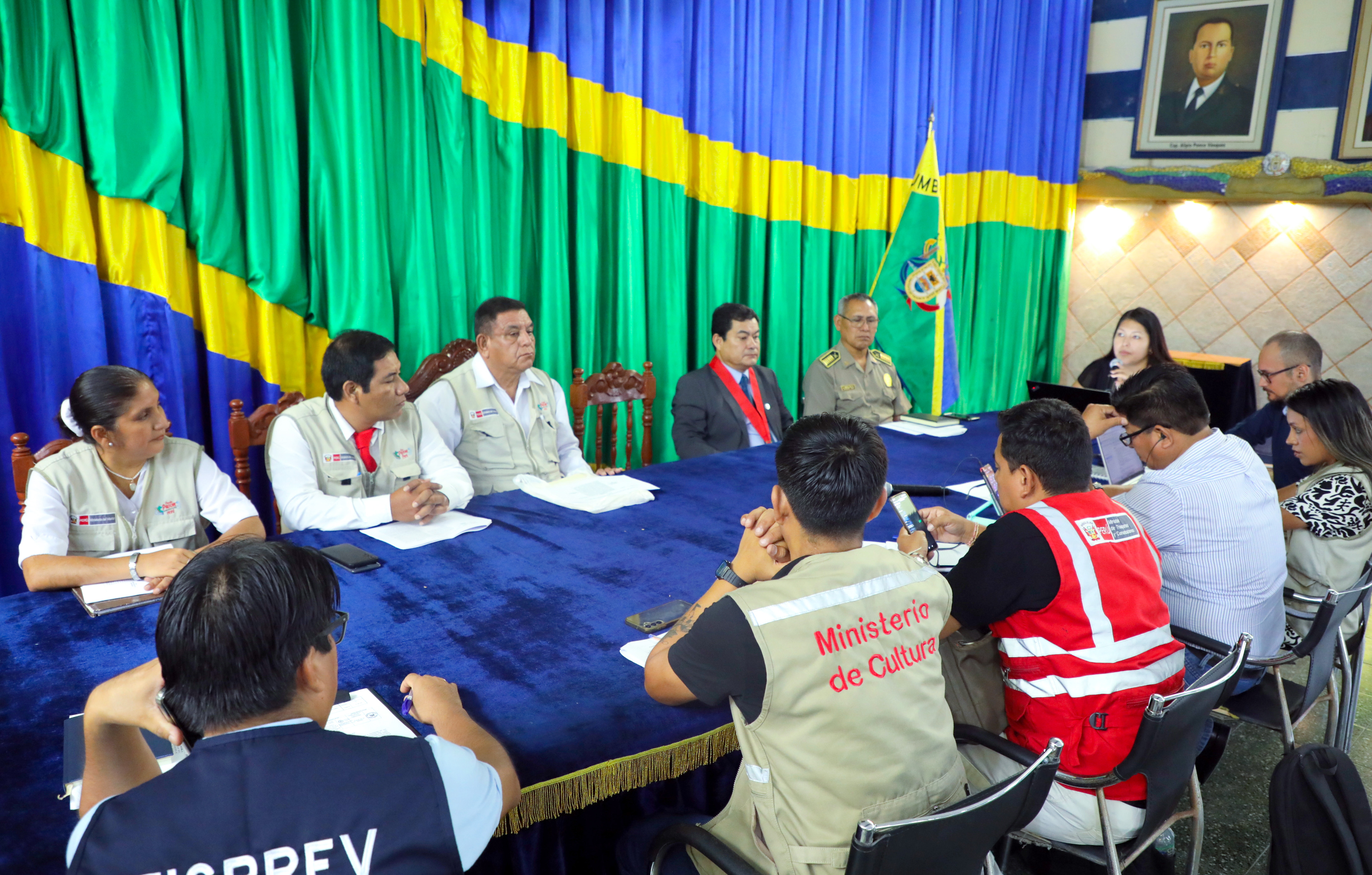 Presidente de la CSJ de Tumbes participa en Sesión Ordinaria del Comité de Prevención y Gestión de Conflictos Sociales de Tumbes