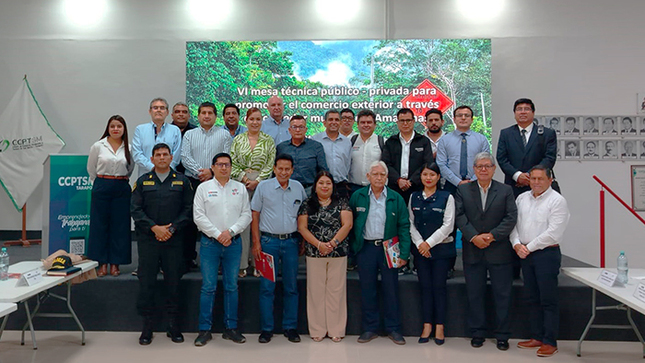 Sanipes participa de mesa técnica para impulsar el comercio exterior a través del Corredor Multimodal Amazonas
