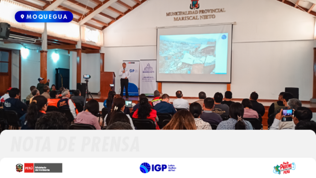 MINAM: IGP INICIÓ CICLO DE CAPACITACIONES SOBRE MANEJO DE INFORMACIÓN CIENTÍFICA ANTE POSIBLES ERUPCIONES VOLCÁNICAS FOTO