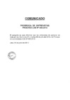Vista preliminar de documento Comunicado Proceso
