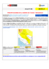 Vista preliminar de documento Aviso Meteorológico DZ7 - No 058-2025- Precipitaciones en la sierra de Tacna y Moquegua